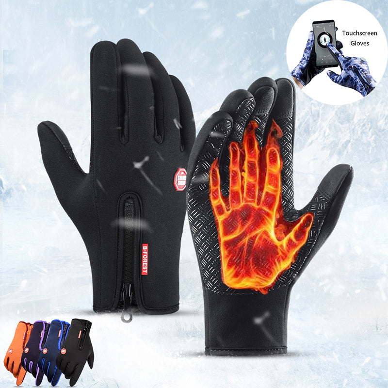FrostTek™ Thermal Touch Gloves – Waterproof, Windproof & Touchscreen-Ready