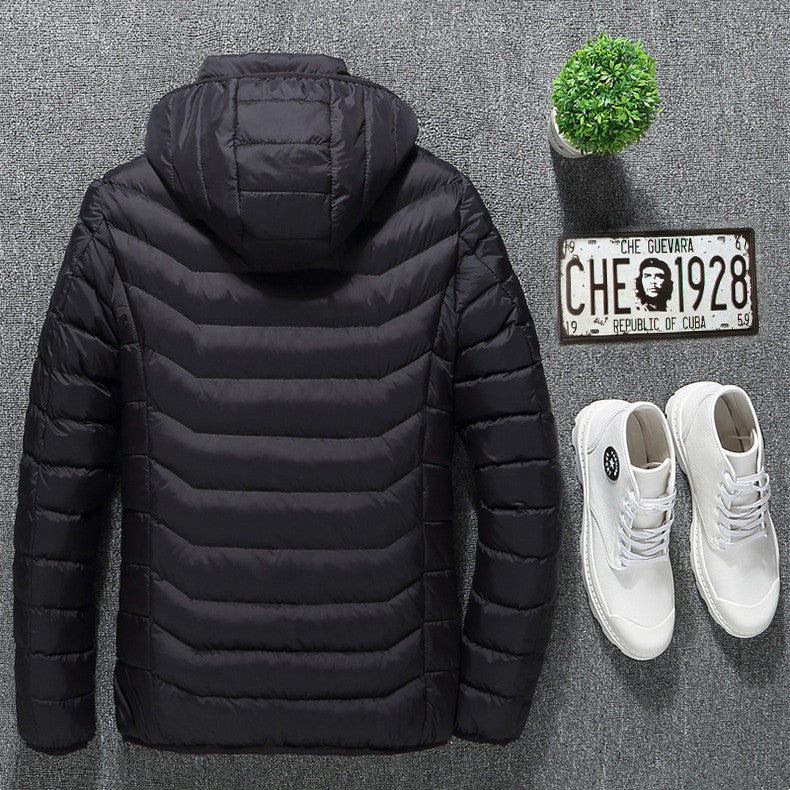 FrostTek™ Heated Jacket – USB Electric Thermal Coat for Men | Winter Warm Cotton Vest